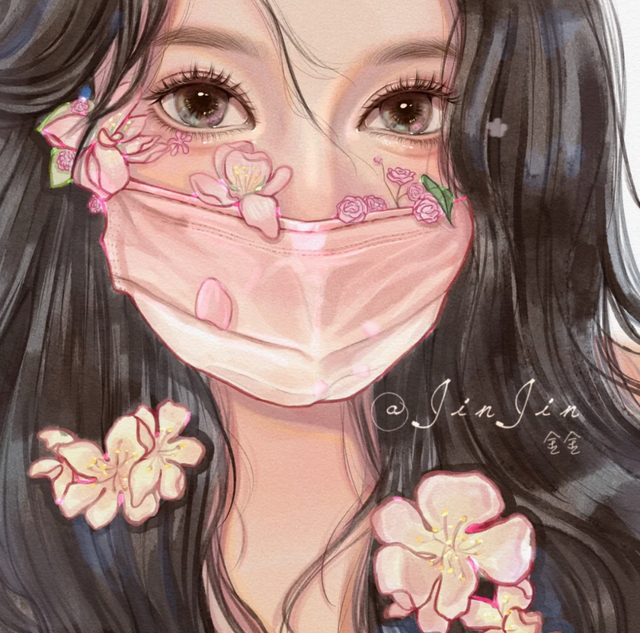 少女插画|性感的女神姐姐,元气满满的甜心妹妹,你喜欢哪一个呢