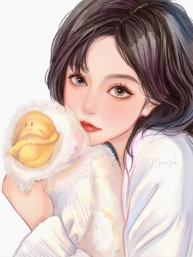 少女插画|性感的女神姐姐,元气满满的甜心妹妹,你喜欢哪一个呢
