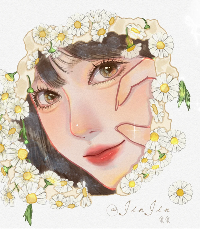 少女插画|性感的女神姐姐,元气满满的甜心妹妹,你喜欢哪一个呢