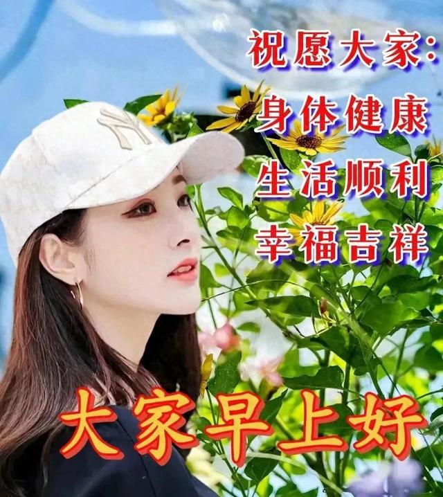 2023-12-11星期一冬日清晨早上好动画表情美女图片带祝福语