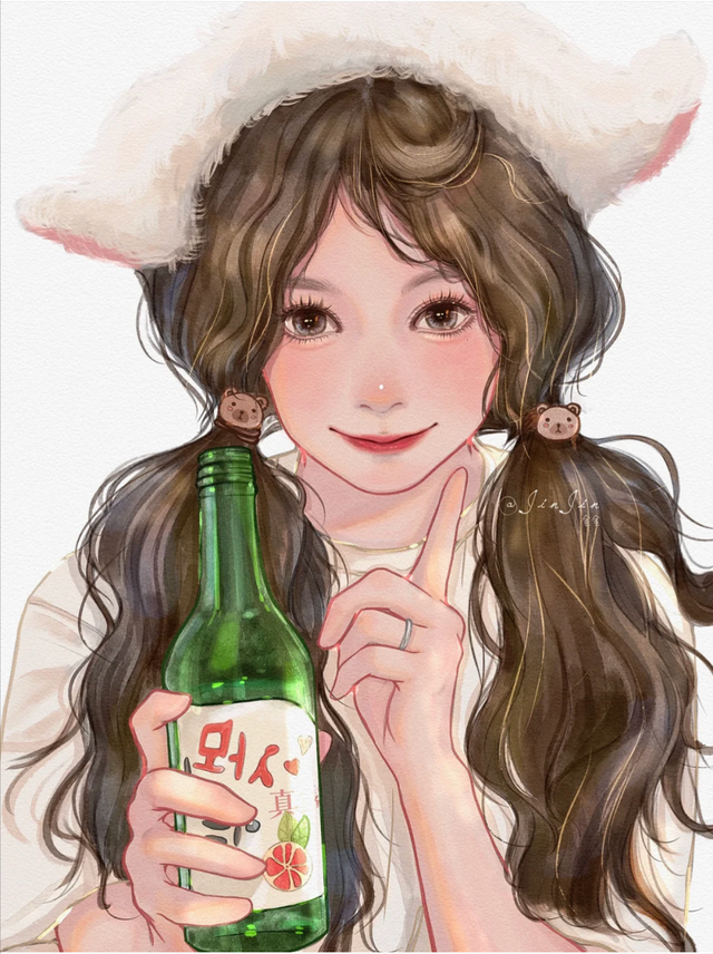 少女插画|性感的女神姐姐,元气满满的甜心妹妹,你喜欢哪一个呢