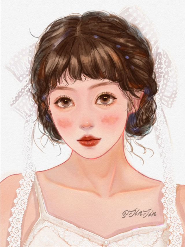 少女插画|性感的女神姐姐,元气满满的甜心妹妹,你喜欢哪一个呢