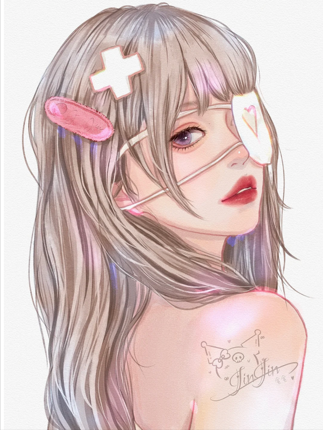少女插画|性感的女神姐姐,元气满满的甜心妹妹,你喜欢哪一个呢