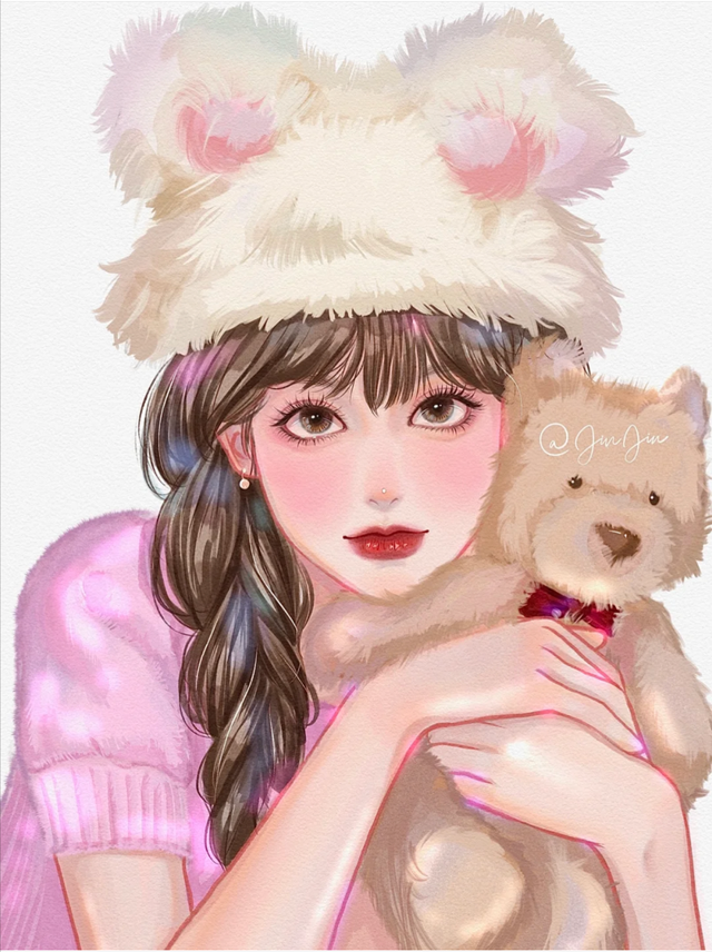 少女插画|性感的女神姐姐,元气满满的甜心妹妹,你喜欢哪一个呢
