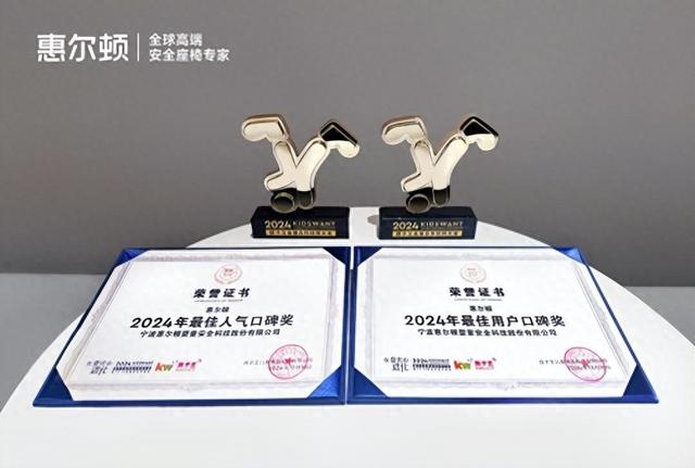 年度人气王!惠尔顿安全座椅包揽孩子王2024年多项口碑奖