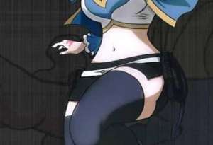 邪恶美女漫画刘海(动漫：看腿猜人你能猜出来这些动漫女神是谁吗？)
