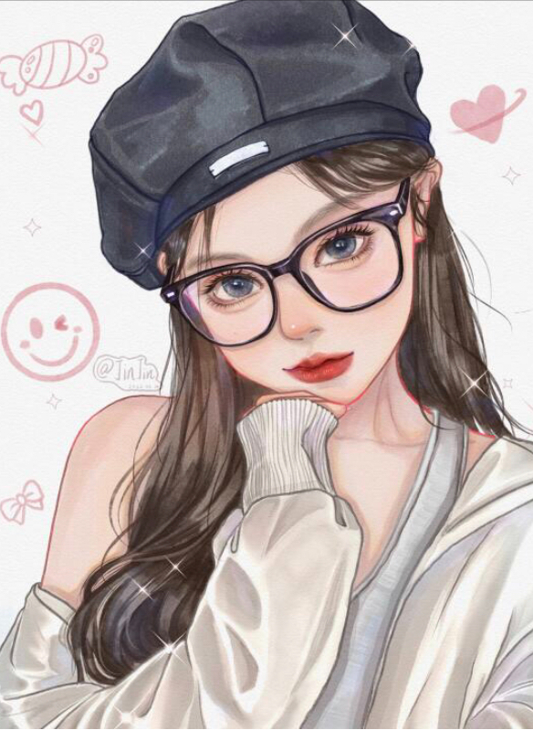 少女插画|性感的女神姐姐,元气满满的甜心妹妹,你喜欢哪一个呢