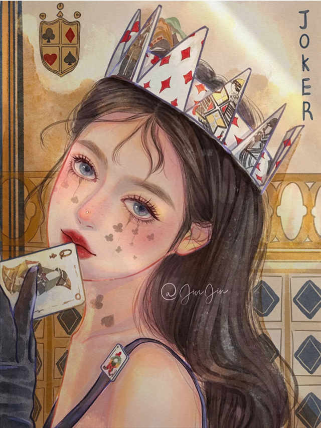 少女插画|性感的女神姐姐,元气满满的甜心妹妹,你喜欢哪一个呢
