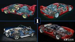 铅笔汽车手绘(难以置信原来这些汽车解剖图都是大师手绘出来的)