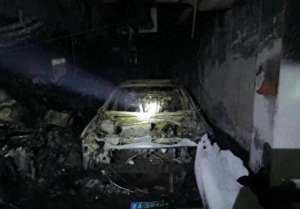 电动汽车事故(电动汽车起火致地库十几辆车烧毁 济南消防：因车辆导线短路引起)