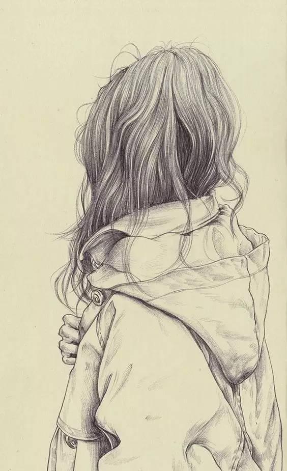 美女素描就要简单、漂亮、大方！