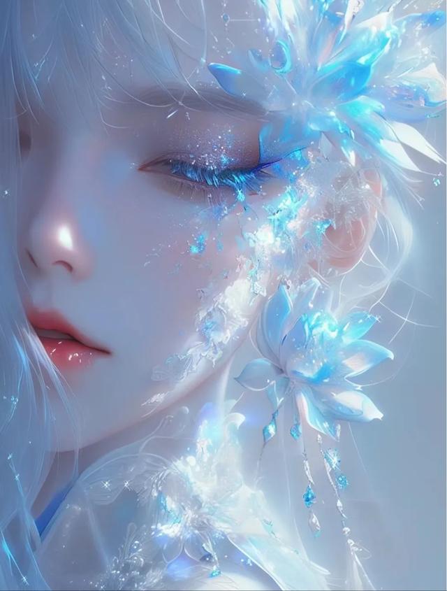 壁纸分享，古风创意美女侧脸，令人惊艳