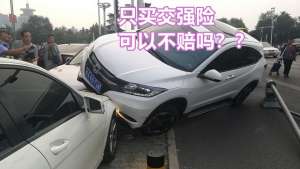 汽车只买交强险(只买交强险，发生交通事故后，可以少赔或拖延不赔吗？别想简单了)
