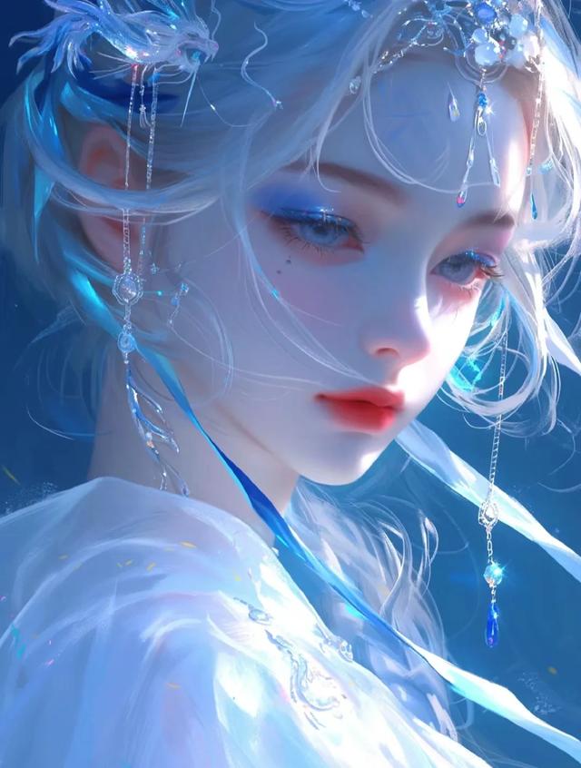 壁纸分享，古风创意美女侧脸，令人惊艳