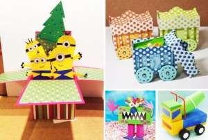 用牙膏盒制作敞篷汽车(史上最全的盒子手工都在这里了看完马上能给孩子惊喜)