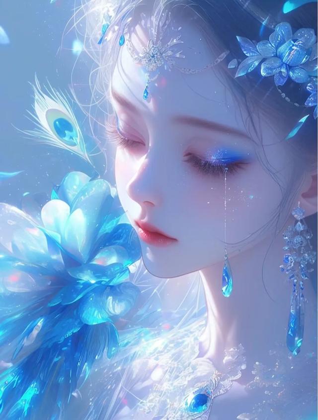 壁纸分享，古风创意美女侧脸，令人惊艳