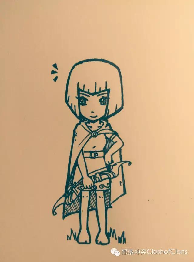[部落冲突]萌兵至上！最治愈系手绘插图