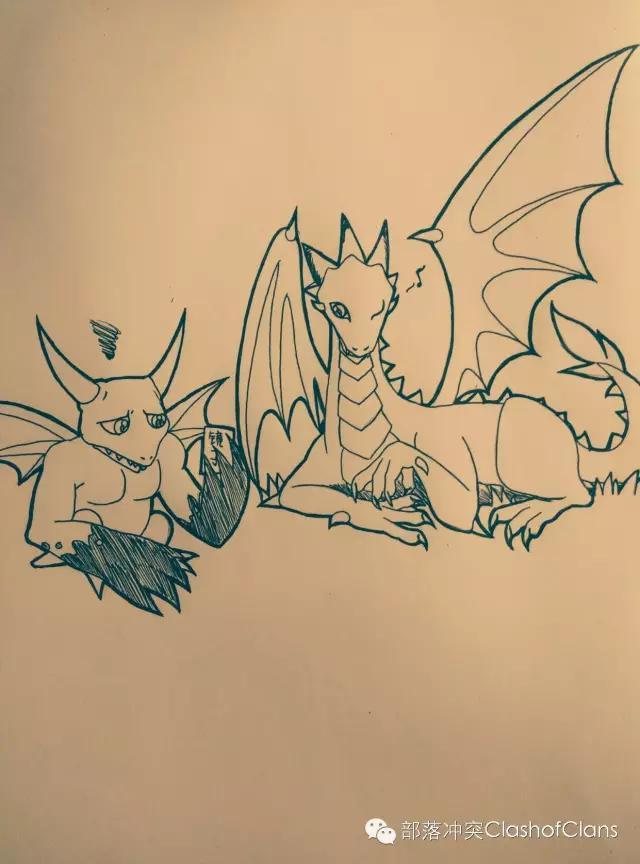 [部落冲突]萌兵至上！最治愈系手绘插图
