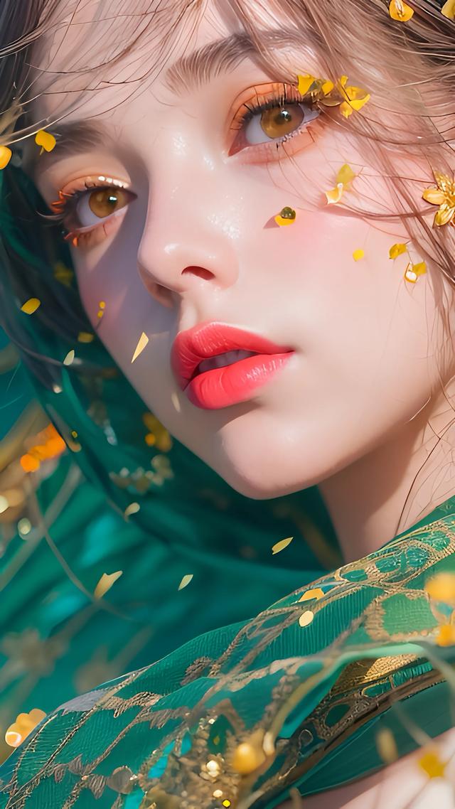 壁纸分享，古风创意美女侧脸，令人惊艳