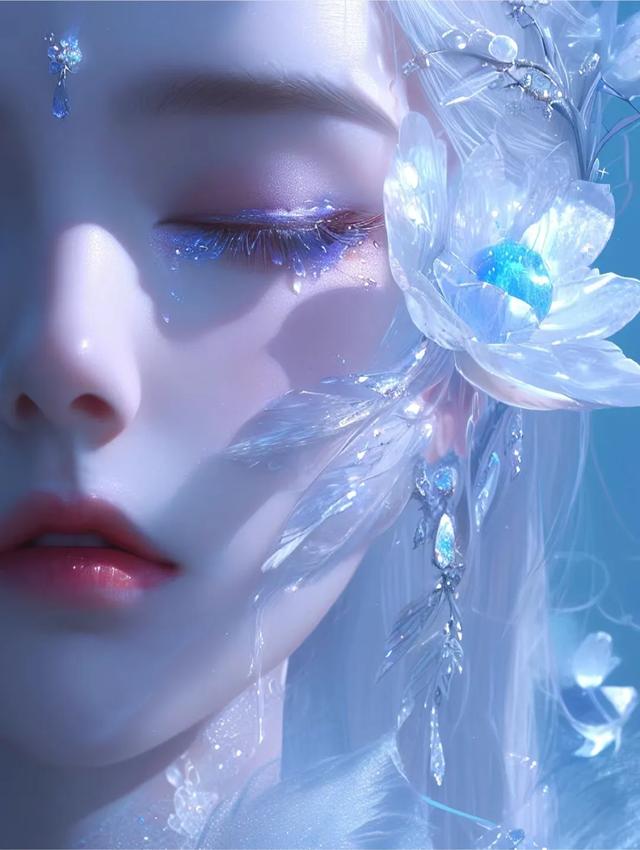 壁纸分享，古风创意美女侧脸，令人惊艳