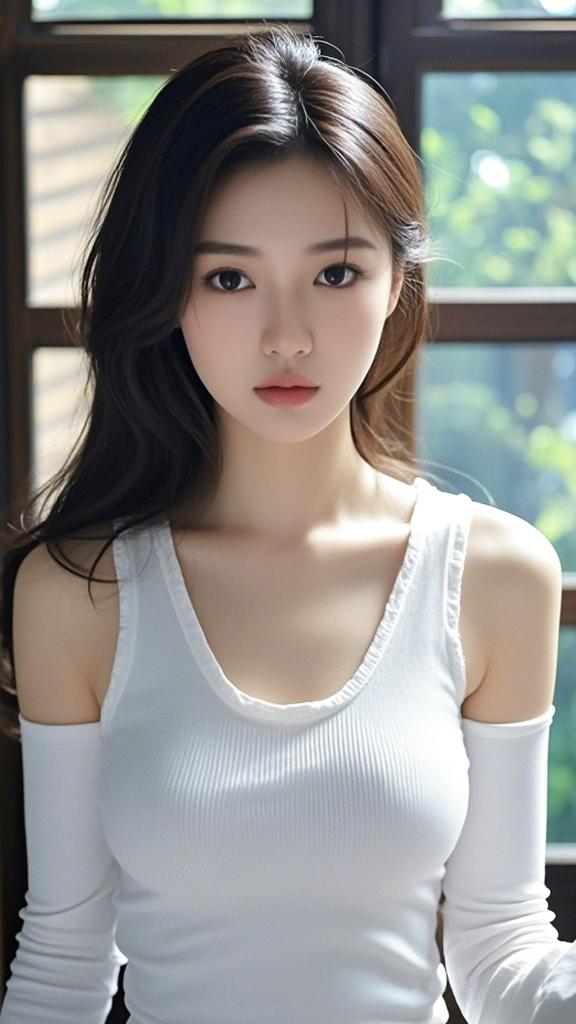36号:白色紧身衣美少女