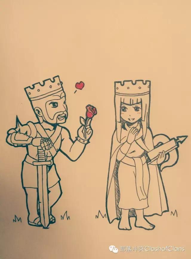 [部落冲突]萌兵至上！最治愈系手绘插图