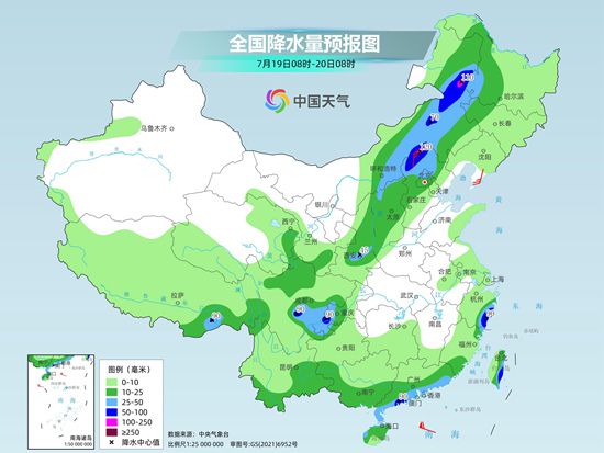 大范围高温逐渐减弱 明夜起北方迎新一轮强降雨过程