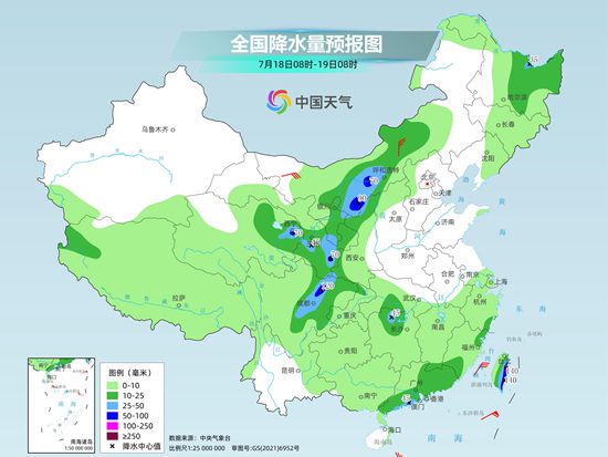 大范围高温逐渐减弱 明夜起北方迎新一轮强降雨过程